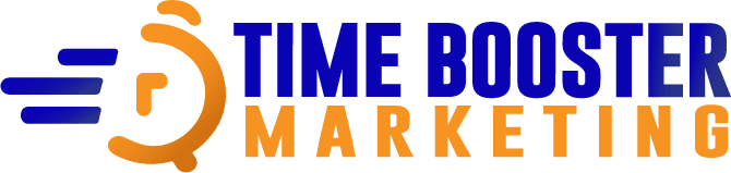 Time booster marketing logo