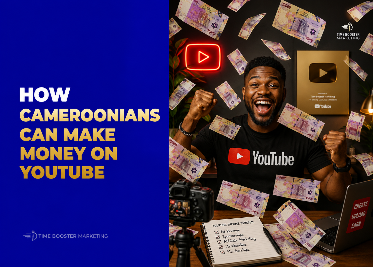 How Cameroonians Can Make Money on YouTube