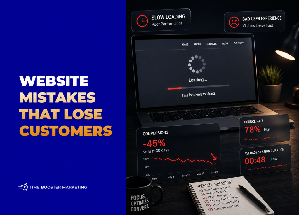 Website Mistakes That Cost Businesses Customers
