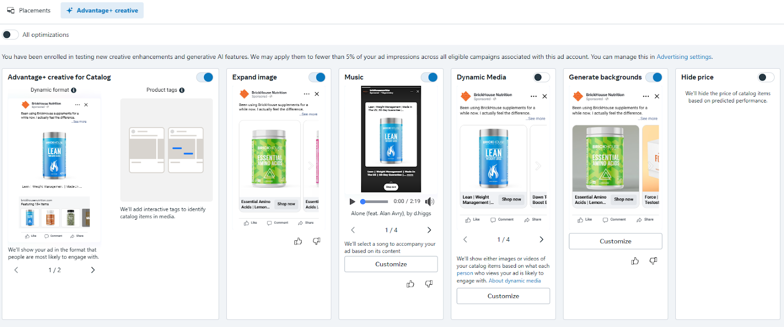 Meta Advantage+ Creative Enhancements: How to Control Automatic Layout Adjustments 2 Meta Ads Advantage+ Enhancements: A Complete Guide